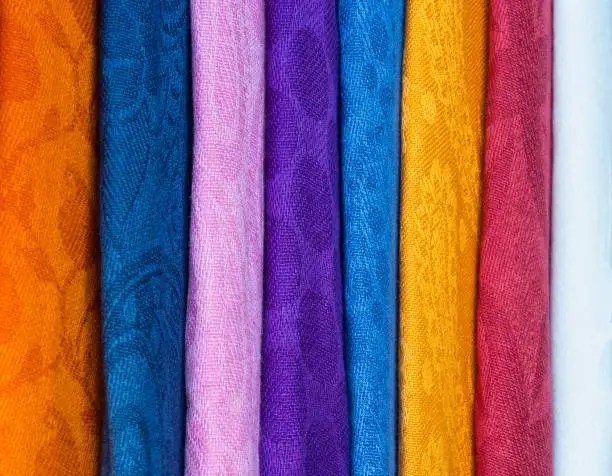 Photo of Indian Styled Colorful Scarves