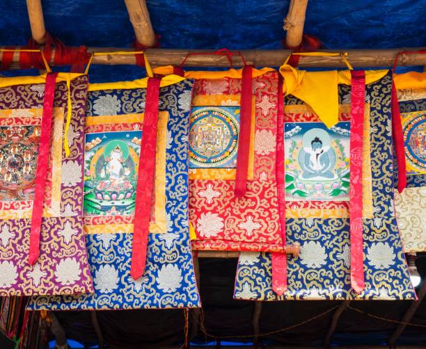 istock Hanging Tibetan Styled Banners For Home Decoration 928251374