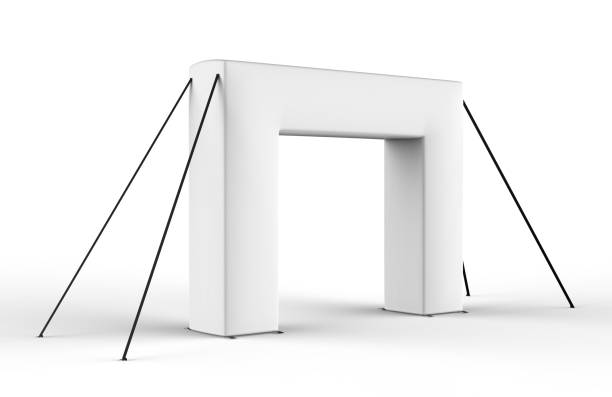 istock Blank Inflatable square Arch Tube or Event Entrance Gate. 3d render illustration. 928252006