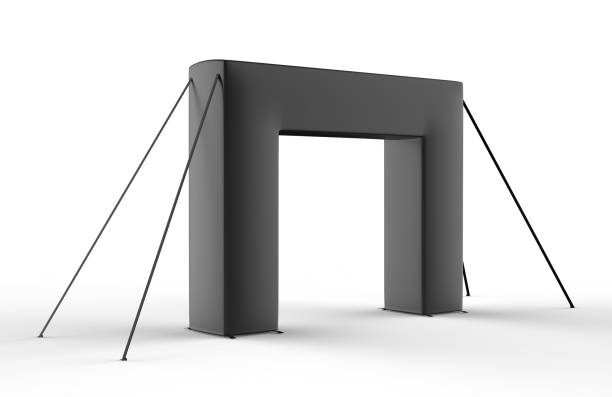 istock Blank Inflatable square Arch Tube or Event Entrance Gate. 3d render illustration. 928252014