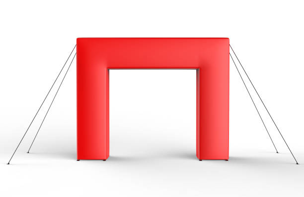 istock Blank Inflatable square Arch Tube or Event Entrance Gate. 3d render illustration. 928252068