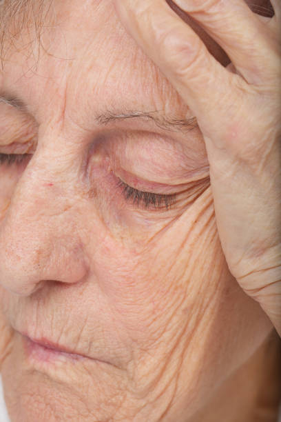 istock Tired senior woman. 928252230