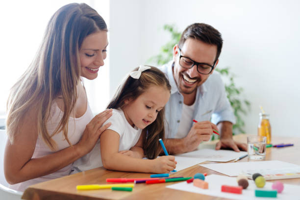 istock Happy familiy spending fun time at home 928254878