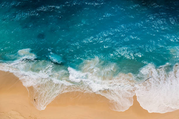 istock Nusa Penida - beach from above. Straight drone shot 928267604