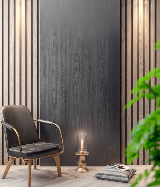 istock Mockup Poster in the interior, 3D illustration of a modern design 928273056