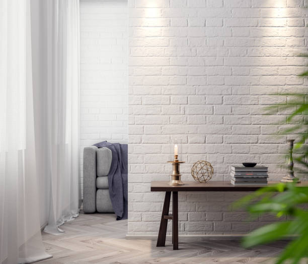 istock Mockup Poster in the interior, 3D illustration of a modern design 928275554