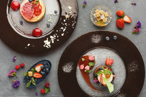 istock Exclusive mousse dessert served at restaurant 928280838