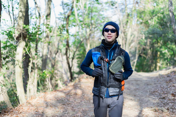 istock Japanese hiker is enjoying hiking in nature 928293752
