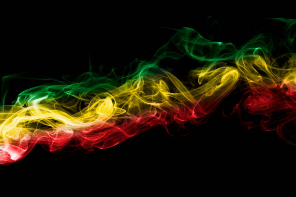 istock Ethiopia national smoke flag 928308214