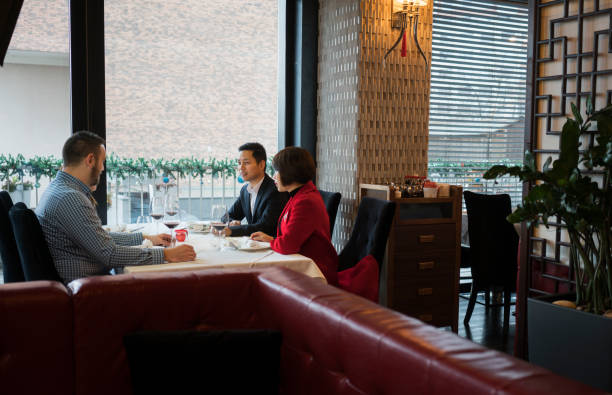 istock Friends in Chinese restaurant 928328896