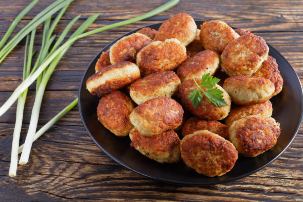 istock roasted hot meat cutlets on plate 928335196