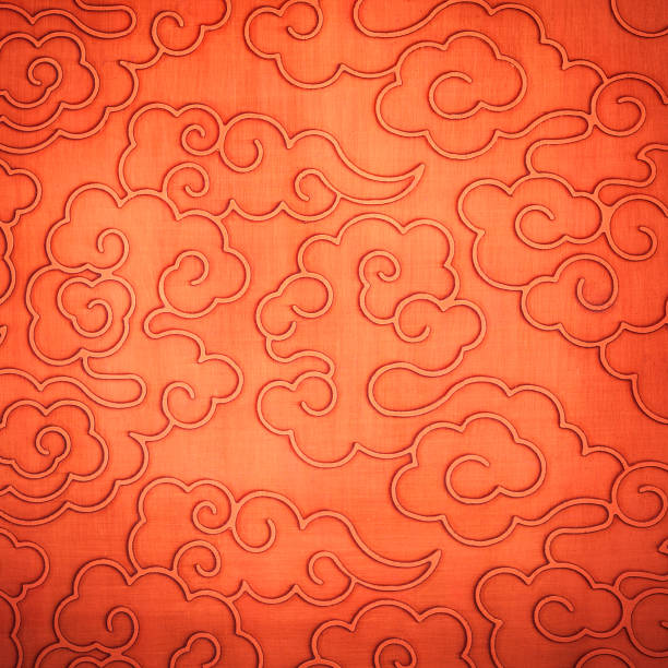istock China retro style orange color background texture 928343692