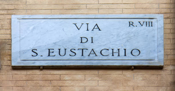 istock Street sign in Rome, Italy 928346808