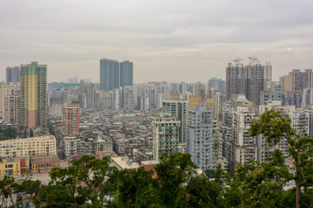 istock Aerial view of downtown Macau, China 928346894