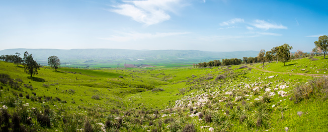 Panoramic view of the Jezreel Valley