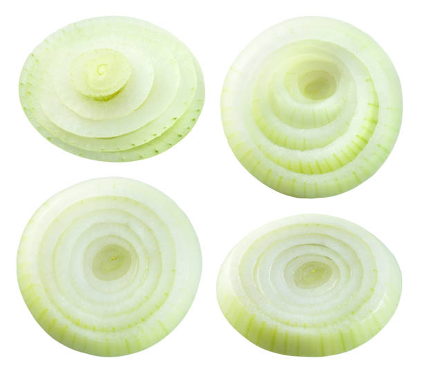 istock Onion rings. Onion slices isolated. Onion on white background. With clipping path. Collection. 928350124
