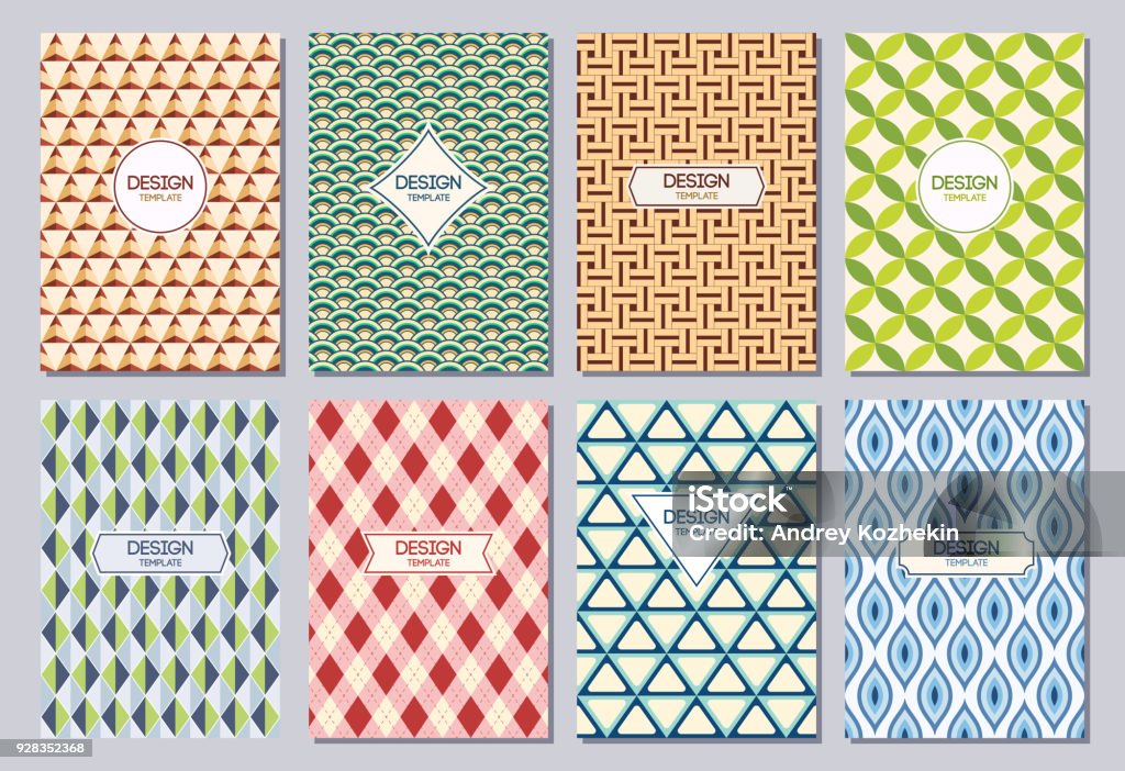 Design Printable Set Of Poster Flyer Posters Banners Placards Brochure Design Templates ...