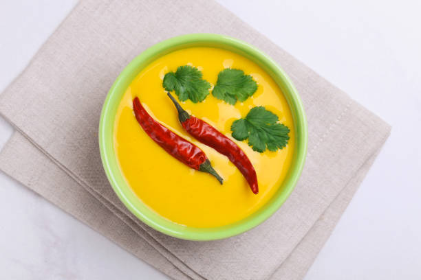 istock Vegetarian curry Gujarati Kadhi with chickpea and yogurt 928363224
