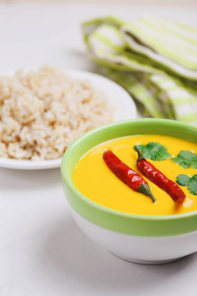 istock Vegetarian curry Gujarati Kadhi with chickpea and yogurt 928363488