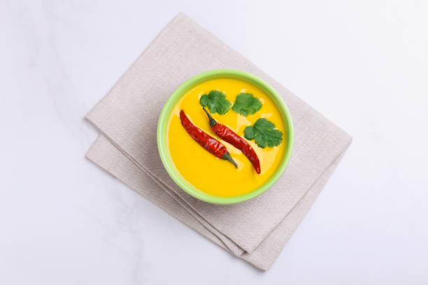 istock Vegetarian curry Gujarati Kadhi with chickpea and yogurt 928363678