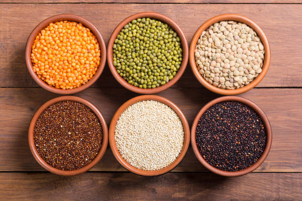 istock Cereals and beans in bowl 928368520