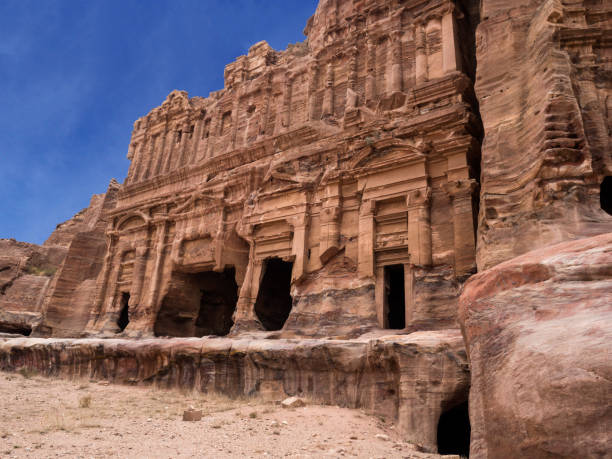 istock Royal Tombs - Petra, Jordon 928372414