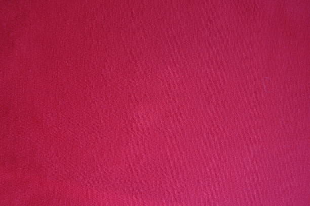 istock Crimson red simple jersey fabric from above 928377102