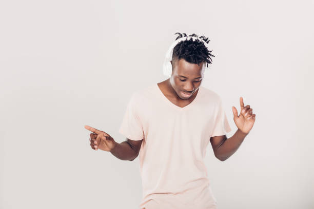 istock African-American man in headphones 928382556
