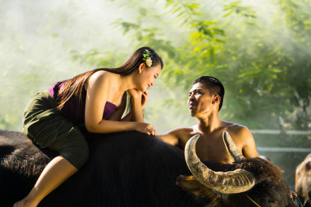 istock Loving Boyfriend Touching Girlfriend Sitting On Buffalo 928384566