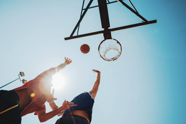 istock Beat your opponent in basketball 928399268