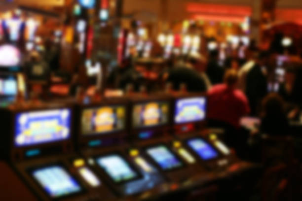 라스베가스 호텔 카지노를 흐림 - gambling addiction problems addict 뉴스 사진 이미지