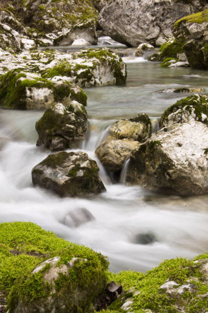 istock river Kozjak in Kobarid, Slovenia 928399970