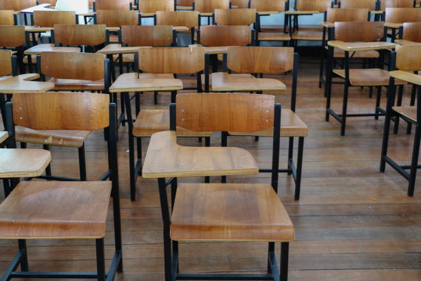 istock chair wood in classroom  high school 928403968