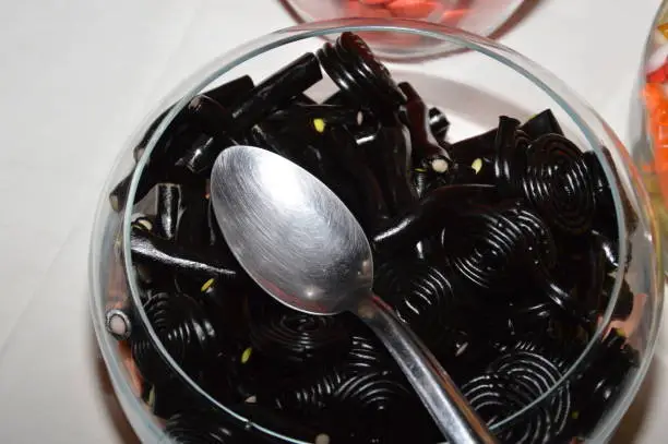 Photo of Zoom on different sweets on the table