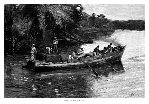 istock Going up the San Juan river in Nicaragua 928411058