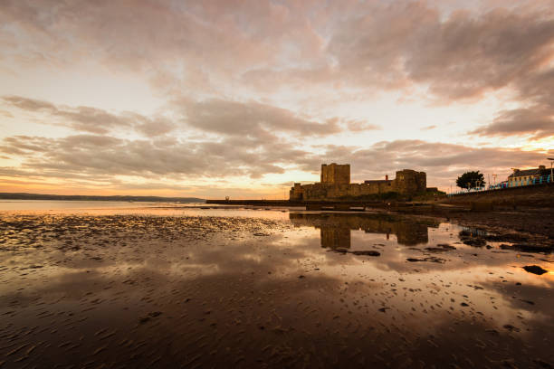 istock Sunset on the beach with beautiful sky 928417828