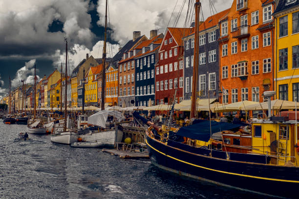 istock Nyhavn harbor in Copenhagen 928431068