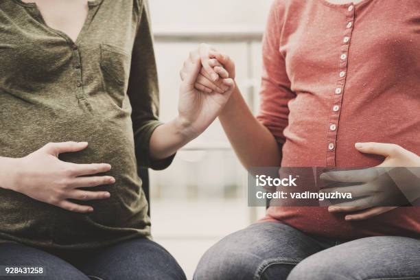 Pregnant Women Stock Photo - Download Image Now - Pregnant, Friendship, Support