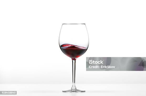 Rolling Red Wine Stock Photo - Download Image Now - Wineglass, Wine, Drinking Glass