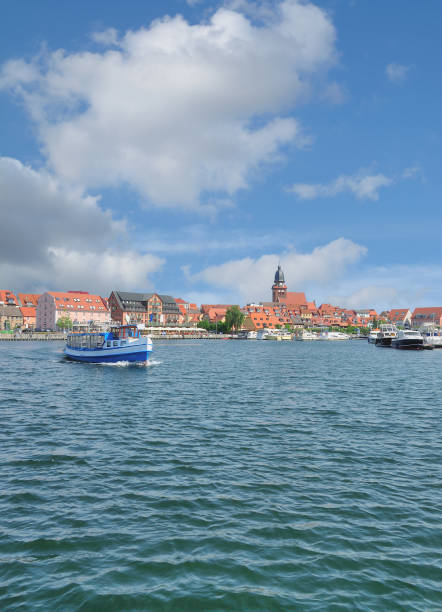 Town of Waren in Muritz National Park,Mecklenburg Lake District,Germany