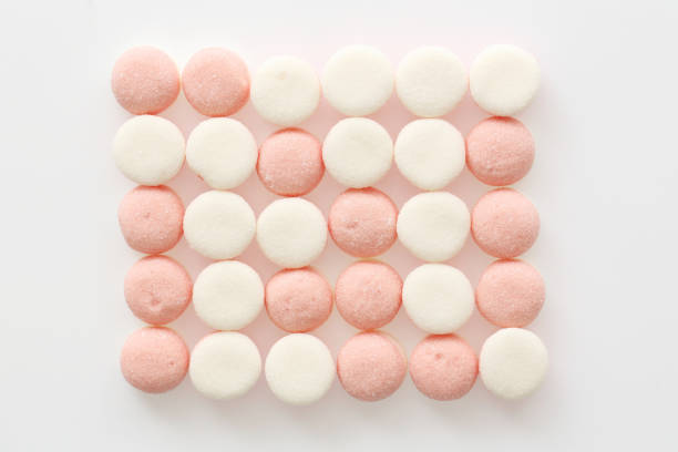 istock pink jelly candy isolated in white background 928498420