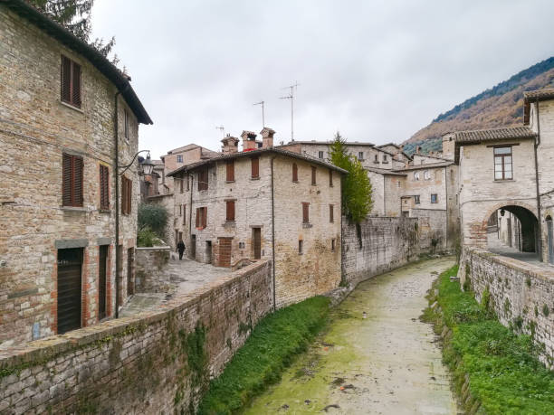 istock Gubbio old town view. Italian medieval city 928513574
