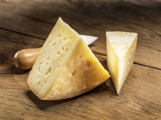istock Pieces of homemade cheese. 928542870