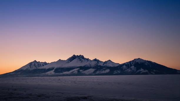 istock Winter panorama of High Tatras mountains. 928556868