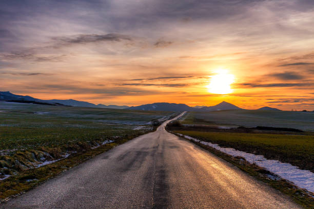 istock A path through the valley of the mountainous landscape. 928556870