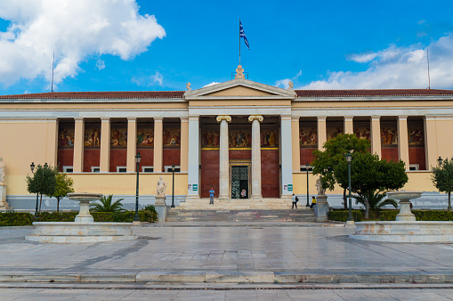Facade of National and Kapodistrian University of Athens