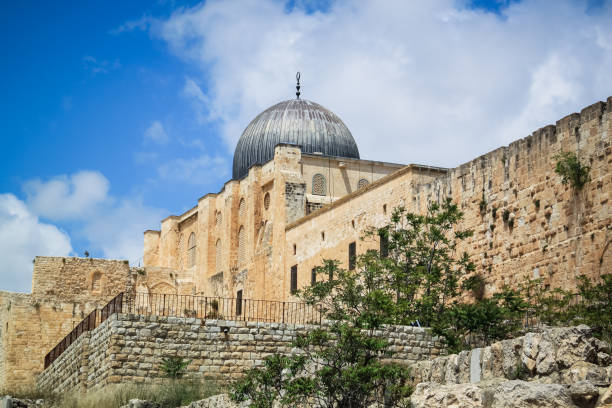 istock Al-Aqsa Mosque view, Tenple Mount, Old Jerusalem 928568936