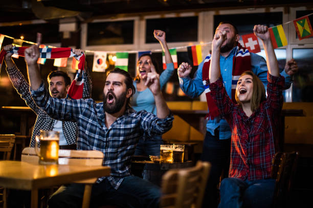 istock Weekends are for watching their favourite sport 928573686