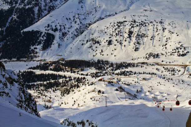istock winter scenes from Passo del Tonale area in Italy 928579468