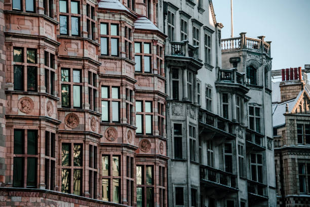 istock Old office buildings in London 928583798